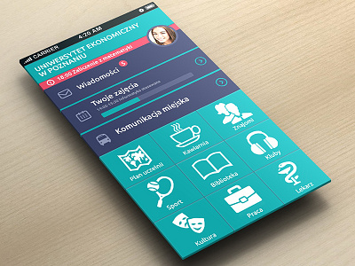 University App Concept android app ios mobile ui university ux