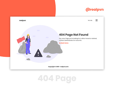 Web UI Design - 404 Page 404 404 error page design illustration minimal ui web web design website