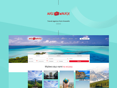 Masz Wakacje - travel agency agency holiday layout travel traveling vacation vacations website www