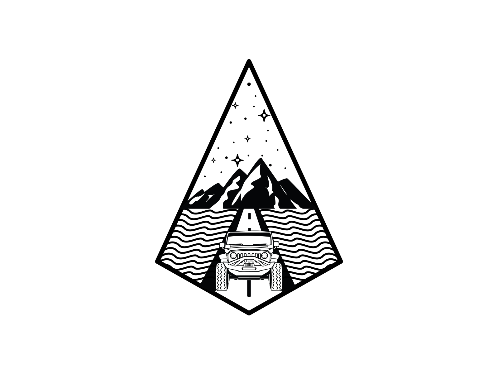 Car Mountain Logo Design by Baun Studios on Dribbble