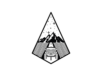 Car Mountain Logo Design