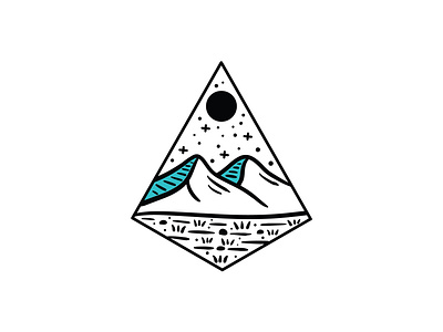 Adventure Mountain in Kite Illustration