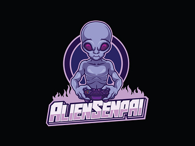 Alien Senpai E-Sport Logo