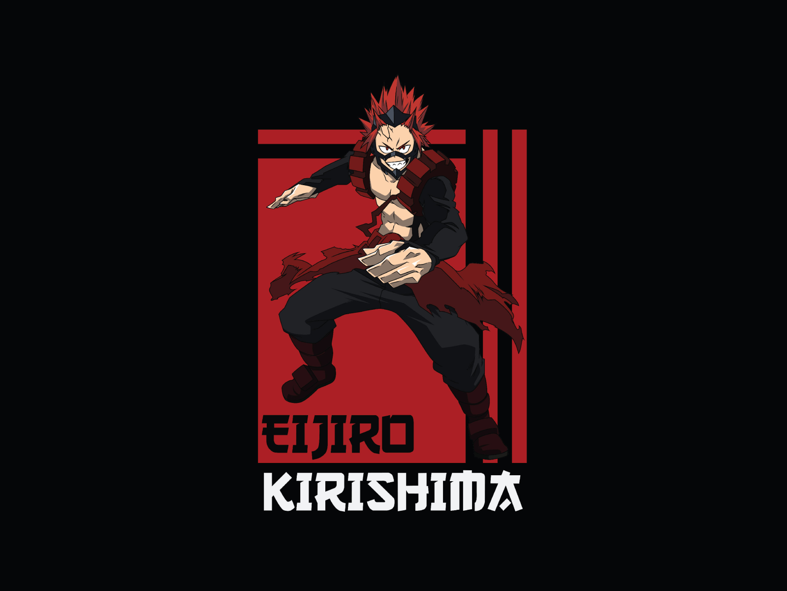 Eijiro Kirishima from Boku No Hero Academia by Baun Studios on Dribbble