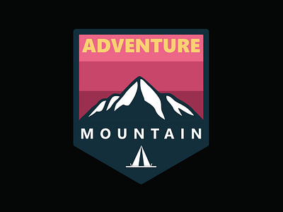 Pentagon Mountain Adventure Logo adobe illustrator adventure design illustration logo logo design logodesign logos mountain vector