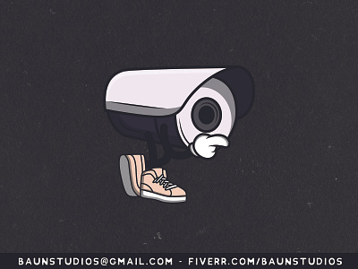 Cartoon Surveillance Camera adobe illustrator camera cartoon cctv design illustration surveillance vector