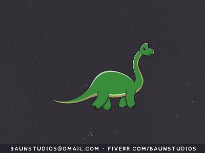 Ultrasaurus Dino Cartoon Illustration adobe illustrator cartoon cartoons design dino dinosaur illustration logo logodesign ultrasaurus vector