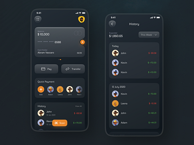 Wallet App Design