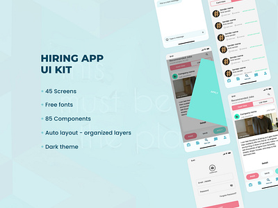 Hiring UI Kit for Figma And XD on UI8