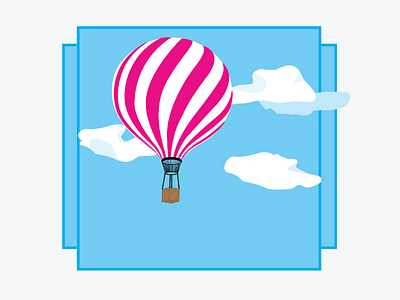 Balloon balloon blue design illustration sky