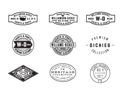 Dickies Marks by Dustin Wallace on Dribbble