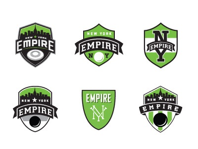 Ny Empire Logos color competition design disc frisbee icon illustration league ny old retro sports texture ultimate vintage