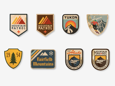 Ski patch badge