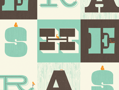 Letters color design letters texture type vintage