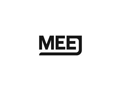 Mee3 - Strategy & content agency 3 black and white bold clean logo me optical illusion review simple strategy test three