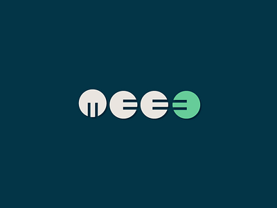 Mee3 Logo - Unused execution circles clean logo optical illustion simple strategy symmetry test