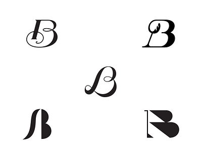 B Logomark for Australian wine brand b letters logo logomark monogram wine