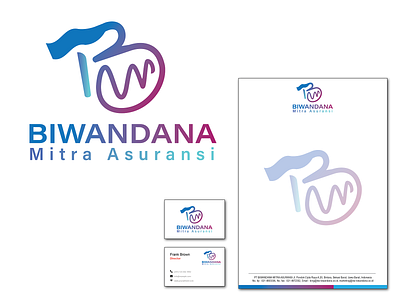 BIWANDANA LETTERHEAD BUSINESSCARD branding icon illustration logo logo design logodesign logos stationery vector