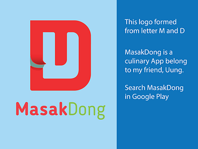 Masak Dong 01 branding design flat icon illustration logo logo design logodesign logos vector