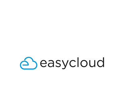 Easy Cloud Hosting Logo app design icon logo web website