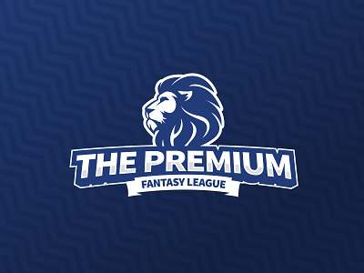 The Premium Fantasy League branding design logo
