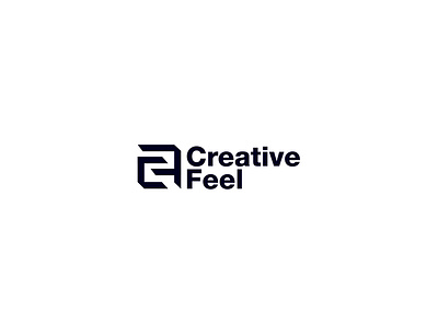 Creative Feel logo branding design logo
