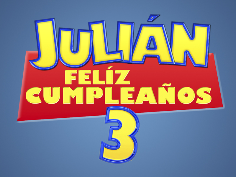 Birthday Logo by Juan Rocha on Dribbble