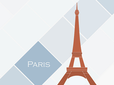 Paris eiffel tower minimalistic paris tower travel vector