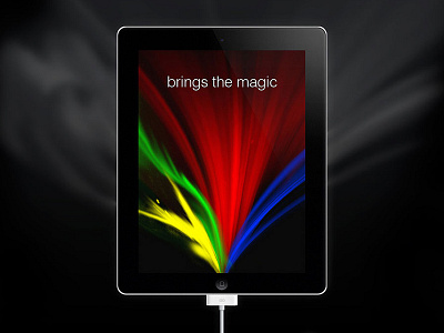 Brings the Magic apple black blue colorful green ipad magic red tech yellow