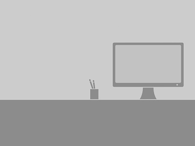 Simple Desktop clean computer desktop gray imac minimalistic simple