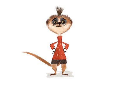 Fafa character set illustration mongoose
