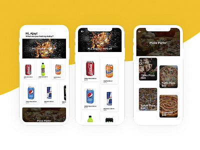 Restaurant App UI Concept android ui design app ui app ui design app ui kit iphone ui design mobile app design restaurant app ui kit ui ux ui ux design ui design ui kits user interface