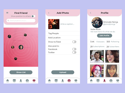 Dating App UI Concept