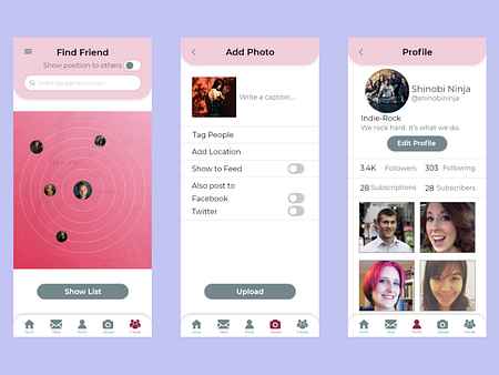 Dating App UI Concept by Waqar Azeem on Dribbble