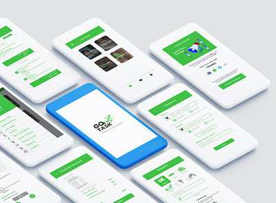 Ondemand Service App UI Design android app design app design app mockup iphone app design mobile app mobile app design mobile design mobile ui ondemand service app ui ux ui design uidesign uiux