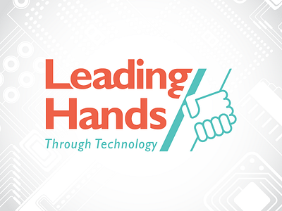 Leading Hands Wordmark branding logo redesign refresh type type treatment word mark