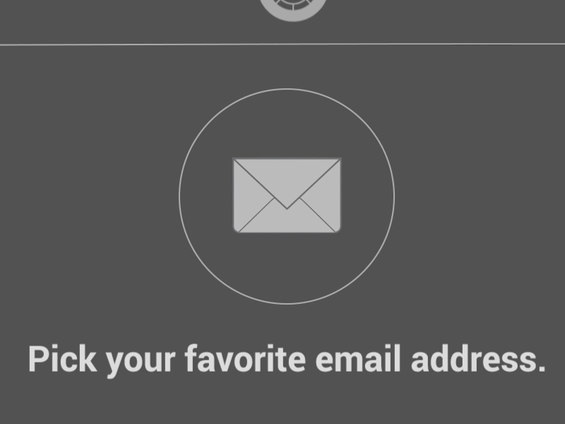 Favorite Email 🖤 Account Creation account creation animation email envelope favorite lottie passloch sprite ui