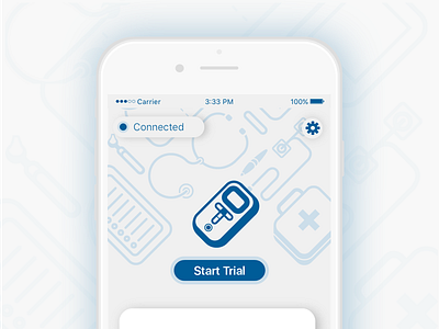 Medical App Home Screen