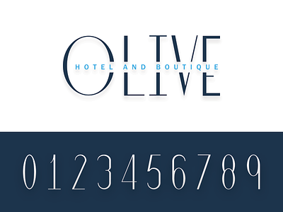 Olive Logo and Number Set