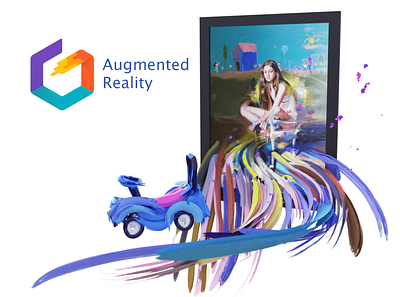 Tilt Brush in Augmented Reality ar augmentedreality design illustration tiltbrush virtual reality vr