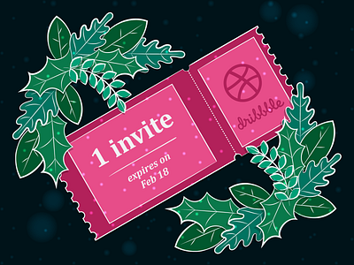 1 Dribbble Invite dribbble invite giveaway