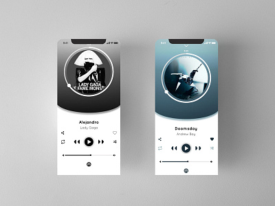 Music Player UI 009 app daily 100 challenge dailyui design musicplayer ui