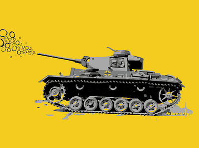 Peace Tank design illustration wallpaper