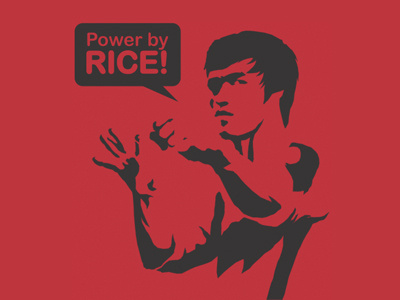 Bl asian bruce lee illustration vector