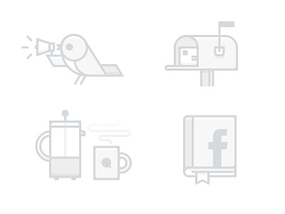 Desk Illos desk.com. illustration icons