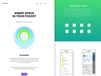 Project Page clean font homepage minimalistic personal typography web website