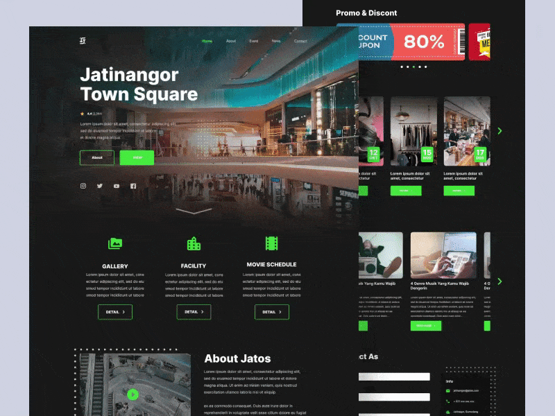 Redesign - Websiter Jatinangor Town Square