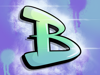 Graffiti Lettering “B”