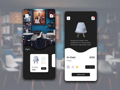 Furn!ture, Chairs Product Mobile App android android app design app app design cart chair chair design chairs design furniture furniture app furniture design ios ios app ios app design store store app ui uiux ux