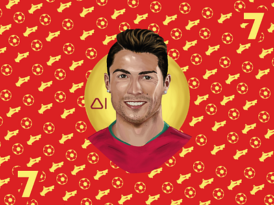 Cristiano Ronaldo - CR7 cr7 cristiano illustration mangastudio5 photoshop portugal wacom